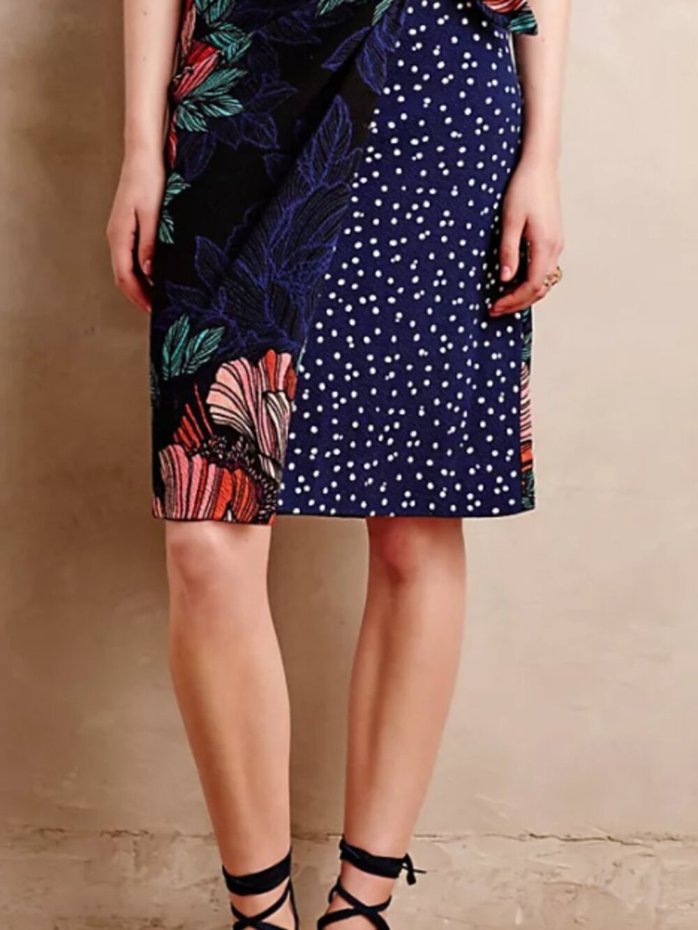 Maeve (Anthropologie) Reversible Midi Skirt – Size 0 Petite 🌿